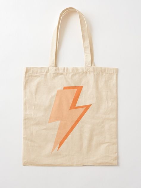 "Peach and Orange Preppy Lightning " Tote Bag by OneThreeSix | Redbubble Preppy Tote Bag, Preppy Tote Bags, Orange Preppy, Diy Tote Bag Design, Handpainted Tote, Painted Canvas Bags, Recipe Book Design, Handpainted Tote Bags, Totes Ideas