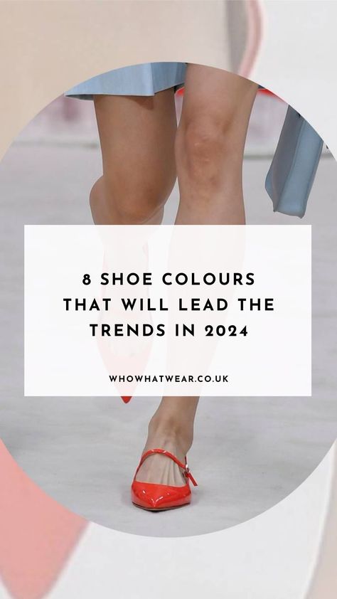 I spent hours researching the biggest shoe colour trends for 2024âthese eight kept coming up over and over again on the runway. See and shop them here. Shoe 2024 Trends, Shoes Summer 2024 Trends, Trendy Summer Shoes 2024, Flats 2024 Trends, 2024 Heels Trend, Shoes For Spring 2024, Spring Shoes 2024 Trends, Spring 2024 Shoe Trends, Spring 2024 Shoes