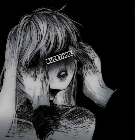 Gothic Pfp, Emo Pfp, Flipagram Instagram, Gothic Anime, Dark Art Illustrations, Scary Art, Cute Anime Profile Pictures, Anime Monochrome, Anime Profile