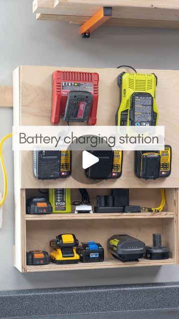 Diy Battery Charging Station, Battery Charging Station, Woodworking Tips, Charging Station, My Website, The Wall, Youtube Channel, Woodworking, Take That