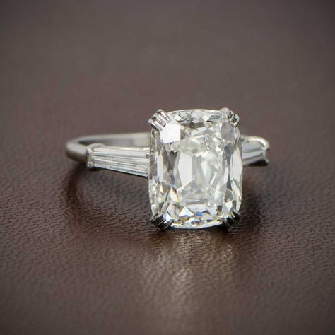 Antique Cushion Cut Diamond Engagement Ring, Antique Cushion Cut Diamond, Antique Cushion Cut, Estate Diamond Jewelry, Cushion Cut Diamond Engagement Ring, Cushion Cut Diamond Ring, Antique Cushion, Cushion Cut Engagement, Cushion Engagement Ring