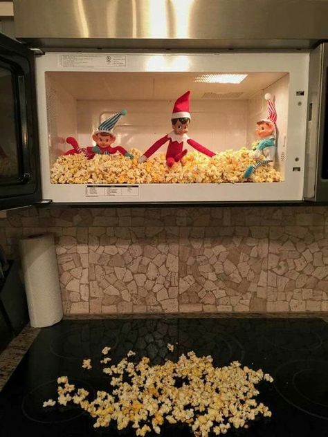 100+ Elf on the Shelf Ideas for Kids With Messages Which Kids Are Gonna Love - Hike n Dip Elf On The Shelves, Elf Mischief, Elf Ideas Easy, Elf Of The Shelf, Christmas Elf Ideas, Shelf Elf, Elf Shelf, Christmas Elf On The Shelf, Holiday Activities For Kids