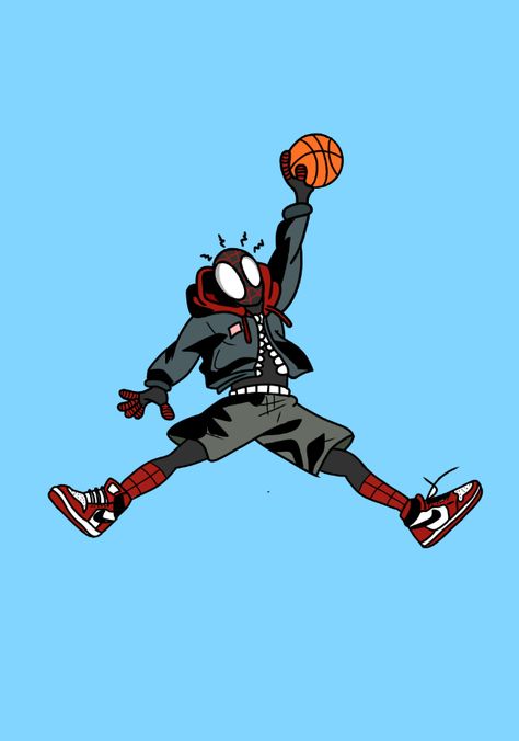 Basketball Drawings, Jordan Logo Wallpaper, Image Spiderman, Spiderman Cartoon, Spiderman Drawing, Cool Nike Wallpapers, Spiderman Artwork, Spiderman Pictures, Basketball Art