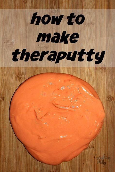 Theraputty Recipe, Therapy Putty, Occupational Therapy Activities, Sensory Ideas, Pediatric Occupational Therapy, Sensory Tools, Preschool Fine Motor, Aba Therapy, Sensory Issues