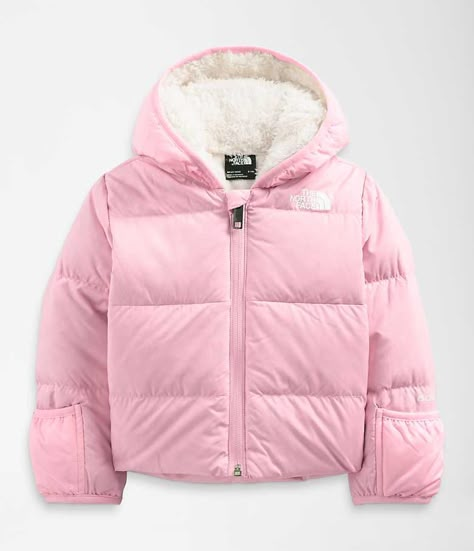 Pink North Face, Cozy Jacket, North Face Girls, Girls Fleece, Baby Jacket, North Face Jacket, Dream Clothes, Look Cool, Puffer Jacket