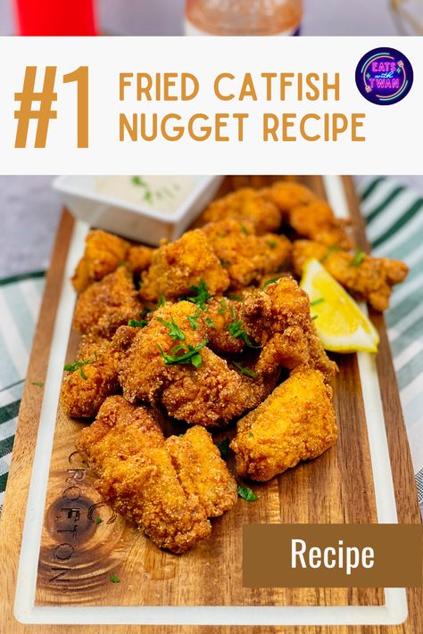 This is the #1 Fried Catfish Nugget recipe. Step by step recipe video guide you to make this DELICIOUS recipe. Catfish Nugget Recipes Fried, Air Fried Catfish Nuggets, Deep Fried Catfish Nuggets, Catfish Nugget Recipes Air Fryer, Catfish Breading Recipes, Catfish Nugget Recipes, Catfish Nuggets Recipes, Fried Catfish Nuggets, How To Cook Catfish