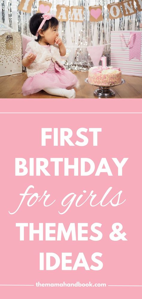 Explore these cute baby girl first birthday themes for the perfect celebration! From fun girls first birthday theme ideas to unique 1st birthday themes for a girl, we’ve got ideas for decorations, cake, and invitations. These baby first birthday themes are the best party theme ideas for an unforgettable baby girl 1st birthday party with adorable first birthday girl themes. Girls First Birthday Theme, Girls First Birthday Theme Ideas, Unique 1st Birthday Themes, First Birthday Theme Ideas, First Birthday Girl Themes, Birthday Theme Ideas, First Birthday Theme, Baby First Birthday Themes, Fun Party Themes