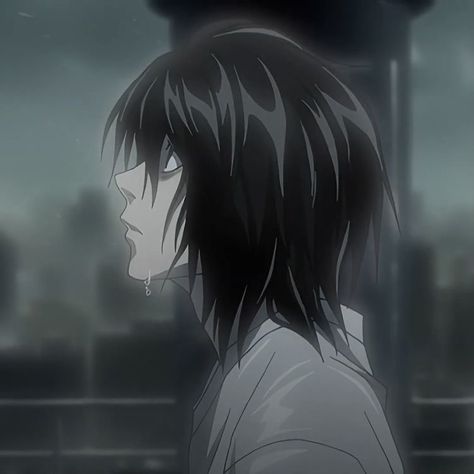 L Icon, Deat Note, L Wallpaper, L Anime, L Lawliet, Mia 3, L And Light, Dark Anime, An Anime