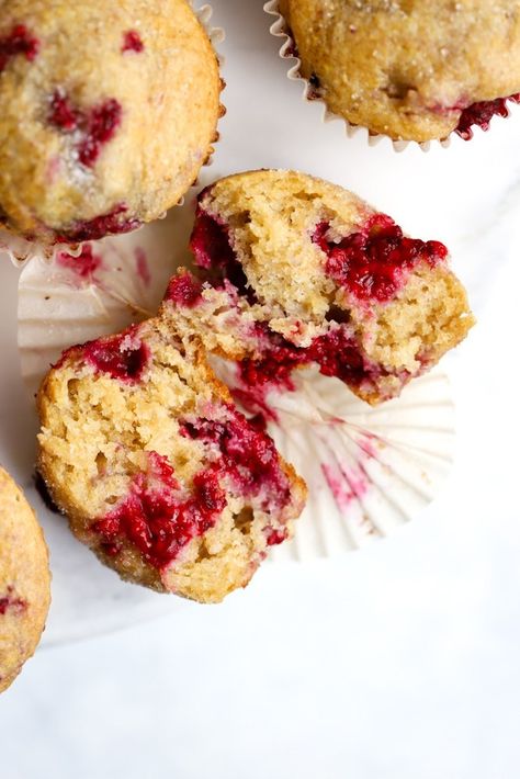 Raspberry Lemon Muffins, Lemon Raspberry Muffins, Honey Muffins, Greek Yogurt Muffins, Whole Wheat Muffins, Crumb Muffins, Flours Banana Bread, Yogurt Muffins, Protein Baking