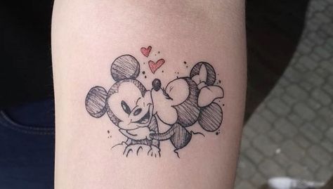 Mickey And Minnie Tattoos, Mouse Tattoos, Japanese Dragon Tattoo, Dragon Tattoo For Women, Tattoos For Women Half Sleeve, Owl Tattoo Design, Henna Tattoo Designs, Disney Tattoos, Feminine Tattoos