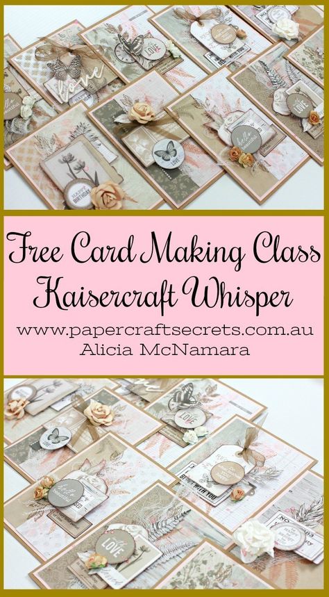 Kaisercraft Cards, Paper Craft Tutorials, Birthday Scrapbook, Card Layouts, Cute Birthday Cards, Free Card, Cute Birthday, Jambalaya, Card Making Tutorials