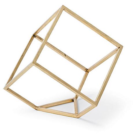 6" Open Standing Cube , Brass Open Cube, Brass Accents, Custom Upholstery, Wall Sculptures, Touch Of Modern, Polished Brass, Modern Classic, Polished Nickel, Accent Pieces