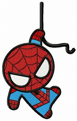 from Spiderman machine embroidery collection is ideal for aprons. #small #superhero #rope #web #Spiderman #MarvelComics #chibi #hanging #Superhuman #strength #coordination #embroidery Rope Embroidery, Bernina Embroidery Machine, Spider Men, Whatsapp Wallpapers Hd, Spiderman Cartoon, Spiderman Drawing, Bernina Embroidery, Photo Stitch, Spiderman Birthday