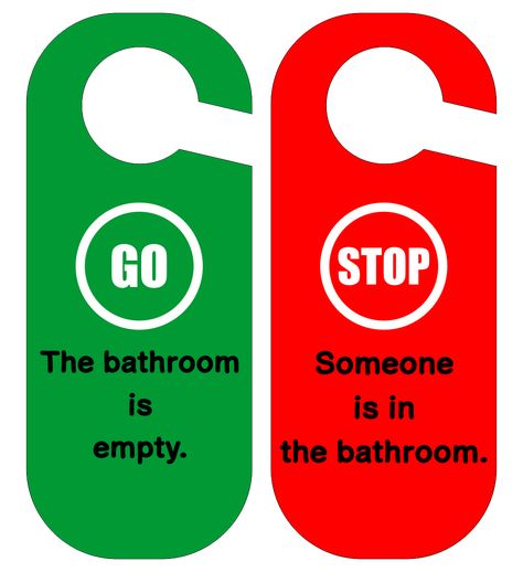 Printable Bathroom Occupied Sign Bathroom Occupied Sign, Occupied Sign For Bathroom, Bathroom Door Signs, Bathroom Rules Printable, Toilet Door Signs, Church Bathroom, Open Close Sign, School Restroom, Occupied Sign