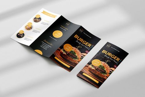 **BURGER Trifold Brochure Template**  A4 Size Tri Fold Brochure InDesign Templates, suitable for interior products and all kinds of products Business, Office, Cosmetic.  Feature:   * A4 Size (210×297)  * Adobe InDesign CS4  * INDD & IDML Files  * PDF File  * 300 DPI Resolution  * CMYK Colour Mode  * Print Ready  * 5mm Bleed  * Paragraph Style  * Links Font include in file  Photos In Image Preview Not Included   Thank You Tempmakers.std Interior Products, Fold Brochure, Trifold Brochure Template, Indesign Templates, Trifold Brochure, Cmyk Color, Tri Fold, A4 Size, Brochure Design