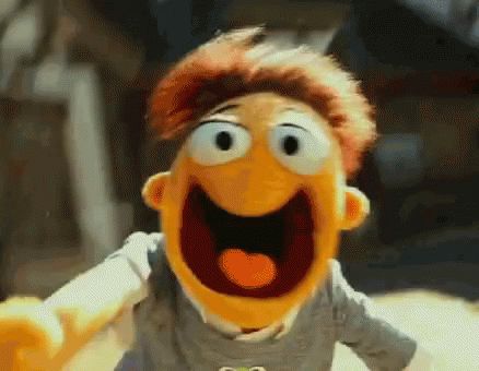 Make Your Own Meme, Excited Gif, Running Gif, Speed Workout, Smile Gif, Sesame Street Muppets, Running Humor, The Muppets, Crazy About You