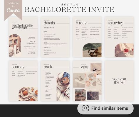 Weekend Planner, 30th Birthday Themes, Bridesmaids Ideas, Bachelorette Invite, Bachelorette Weekend Itinerary, Bachelorette Itinerary, Bachelorette Invitation, Bachelorette Ideas, Ultimate Planner