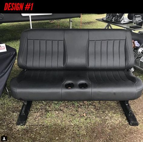 Snowden seats are a complete interior solution for most muscle car and C10 truck applications. Offering bench and bucket seats with bolt-in brackets. Bucket Bench, Leather Bench Seat, Old Ford Truck, Car Interior Upholstery, Diesel Trucks Ford, Upholstered Bench Seat, Station Wagon Cars, Pickup Car, Automotive Upholstery