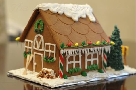 Gingerbread House Centerpieces & Cookies – The Handy Homemaker House Centerpieces, Easter Gingerbread House, Necco Wafers, Gingerbread House Parties, All Things Gingerbread, Gingerbread House Cookies, Gingerbread Party, Gingerbread Village, Gingerbread House Decorations