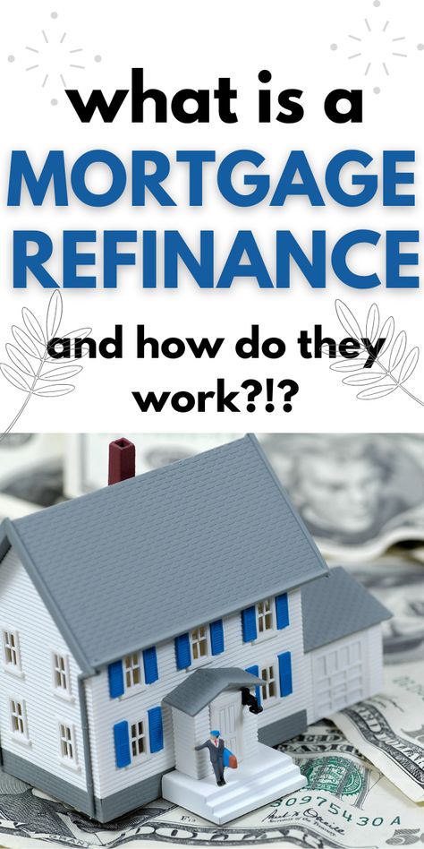 What is a mortgage refinance, and how does it work? Refinance Mortgage Tips, Referral Ideas, Fha Loans, Mortgage Loan, Refinance Mortgage, Reverse Mortgage, Mortgage Interest Rates, Mortgage Tips, Finance Saving