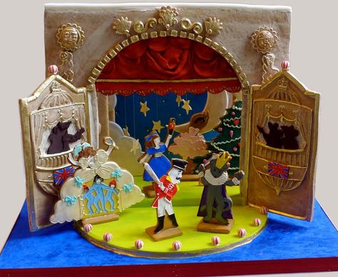 Bookish Holidays, Nutcracker Scene, Nutcracker Gingerbread, Gingerbread Nutcracker, Nutcracker Sweet, All Things Gingerbread, 3d Cookie, Cookie House, Edible Crafts