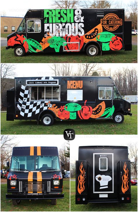 Street Food Truck Design, Cool Food Truck Design, Food Truck Signage, Food Truck Wrap Design, Food Truck Art, Food Truck Branding, Toro Sushi, Foodtrucks Ideas, Pizza Vans