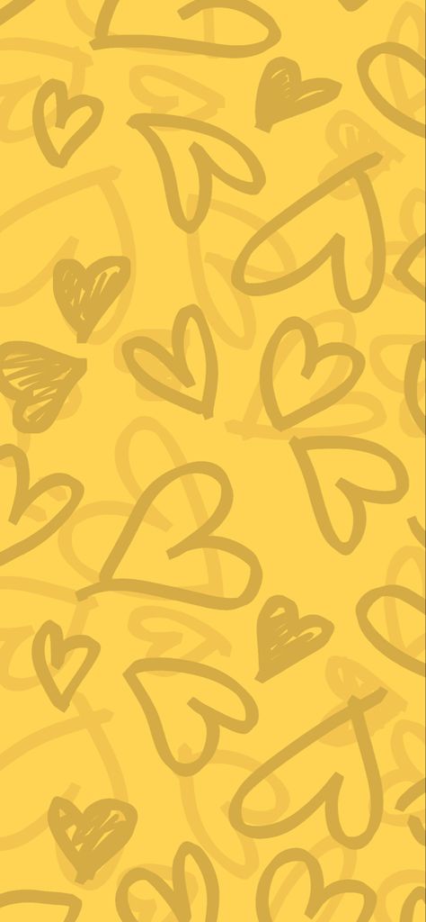 Lmk what other colors I should do!? Yellow Heart Wallpaper Aesthetic, Yellow Heart Wallpaper, Yellow Hearts, Heart Iphone Wallpaper, Bow Hairstyle, Yellow Heart, Beautiful Wallpaper, Yellow Wallpaper, Heart Wallpaper