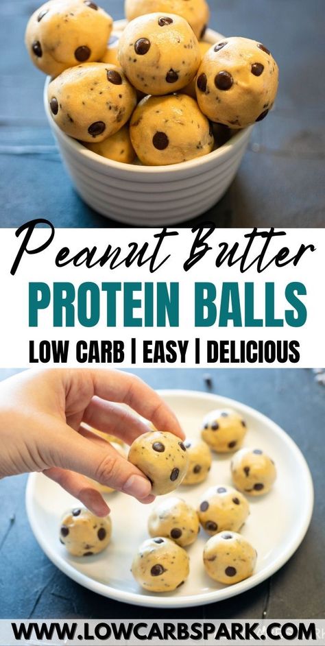 Protein Balls Low Carb, Cookie Dough Protein Balls, Cookie Dough Vegan, Low Carb Cookie Dough, Easy Cookie Dough, Peanut Butter Protein Balls, Cookie Dough Protein, Keto Cookie Dough, 1000 Calorie