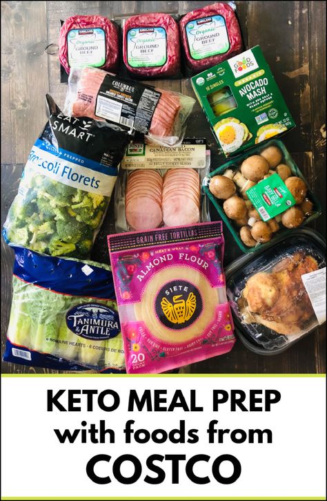 If you want to keep on track with a low carb or keto diet, here are a few of my favorite keto foods from Costco that I use for meal prep. Costco has many keto friendly foods at good prices so you can buy in bulk, prepare and freeze for later. It's a great way to stay organizes on any diet. Meal Prep Costco, Meal Prep For Keto, Keto Friendly Foods, Fitness Meal Prep, Costco Meals, Low Carb Meal Prep, Meal Prep Plans, Low Carb Meal, Monthly Meal Planning