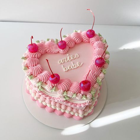 Aries babe ♈️ • • • #breakableheart #oc #orangecounty #cakedecorating #chocolatecoveredstrawberries #chocolate #cakepops… | Instagram Heart Birthday Cake Aries, Aries Baby Cake Aesthetic, Aries Bday Cake, Aries Baby Cake, Aries Birthday Cake, Aries Cake, Strawberry Heart Cake, 18th Birthday Cake Ideas, Valentines Cakes