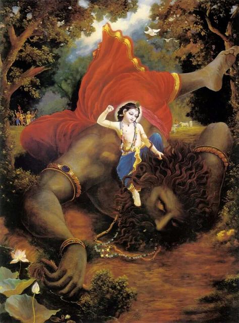 SRI BALARAMA KILLS THE DEMONS Krishna Lila, Krishna Avatar, Radha Krishna Wallpaper, Hinduism Art, Vedic Art, Goddess Artwork, Lord Krishna Wallpapers, Krishna Radha Painting, Radha Krishna Images