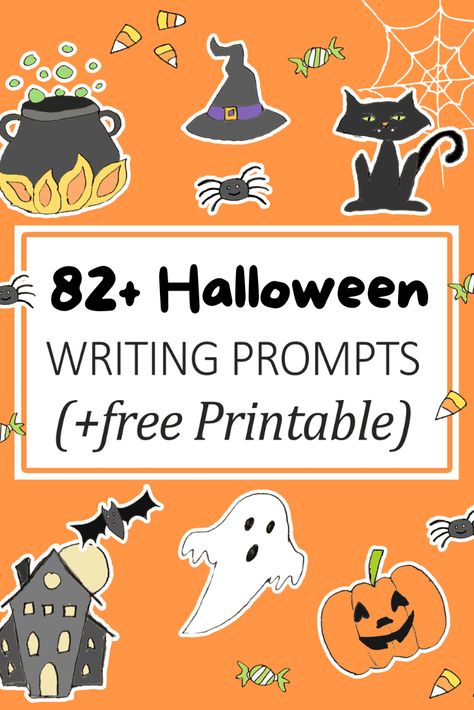 Halloween Creative Writing, Homeschool Halloween, October Writing, Writing Horror, Halloween Writing Prompts, Creative Writing Worksheets, Elementary Writing Prompts, Writing Prompts Poetry, Free Writing Prompts