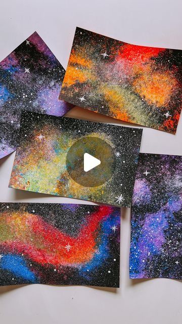 Painting Projects For Kindergarten, Space Art For Toddlers, Space Arts And Crafts For Kids, Space Themed Activities For Kids, Space Projects For Kids, Space Art Activities, Space Art Projects For Kids, James Webb Telescope Images, Webb Telescope Images