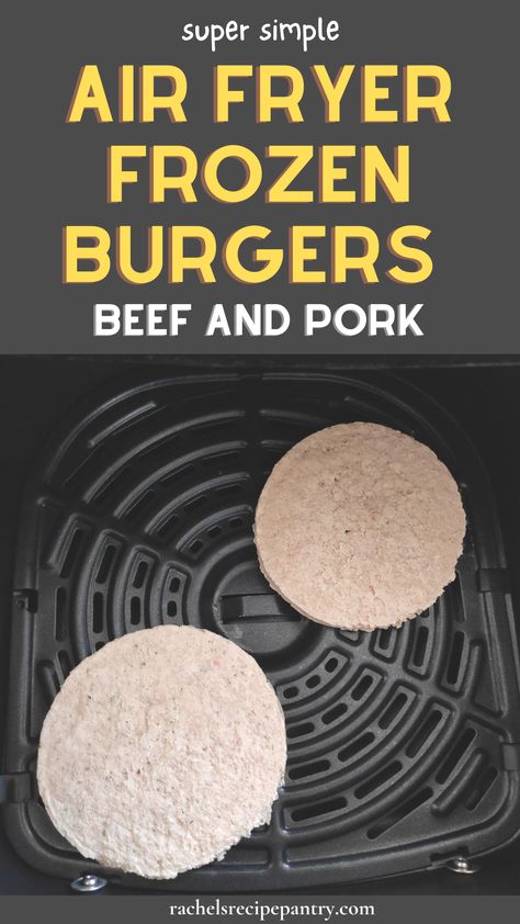 Frozen Pork Patties Recipes, Beef And Pork Burgers, Beef Patties Recipes, Beef And Pork, Frozen Beef, Beef Sliders, Frozen Breakfast, Homemade Burgers, Chipotle Sauce