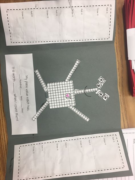 Place value robot Numbers To 1000 Activities, Story Workshop, Bhagya Lakshmi, Project Based Learning Math, Ks2 Maths, High School Math Classroom, January 2nd, Math Place Value, Math Number Sense