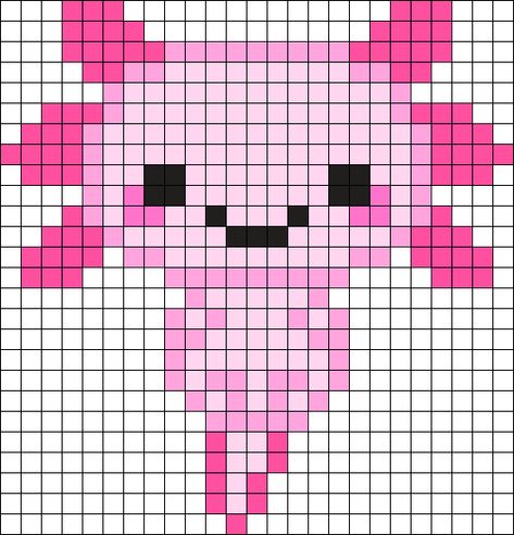 Search Results: Axolotl Bead Patterns | Kandi Patterns Perler Bead Axolotl Pattern, Pixel Art Pattern Axolotl, Axolotl Pearl Beads, Axolotl Fuse Beads, Axolotl Alpha Pattern, Minecraft Axolotl Pixel Art, Axolotl Cross Stitch Pattern Free, Axolotl Pixel Art Grid, Perler Axolotl