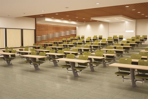 School Hall Design, Lecture Room Design, University Lecture Hall, Lecture Hall Design, School Building Plans, Classroom Architecture, Lecture Room, Hall School, Classroom Interior