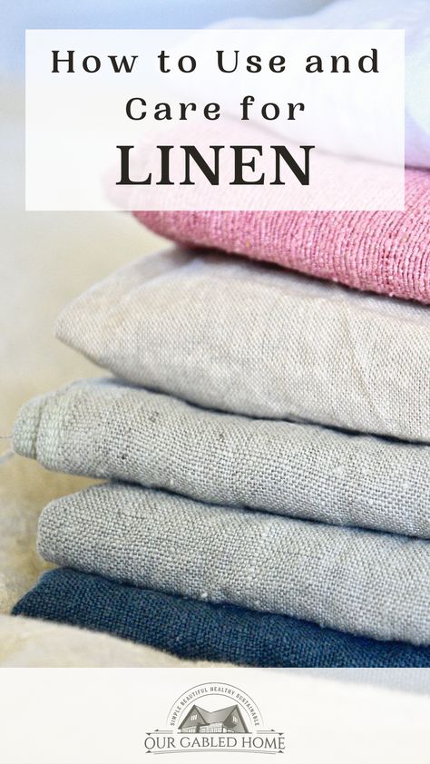 How To Pack Linen Clothes, Linen Fabric Sewing Ideas, Linen Home Decor, Our Gabled Home, Linen Projects, Linen Sewing, Bamboo Fashion, Heal Thyself, Rough Linen