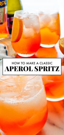 Classic Aperol Spritz Recipe - Cookie and Kate Gin Spritz Cocktail, Resep Koktail, Aperol Spritz Recipe, Cookie And Kate, Spritz Recipe, Spritz Cocktail, Creative Cocktails, Specialty Drinks, Italian Cocktails