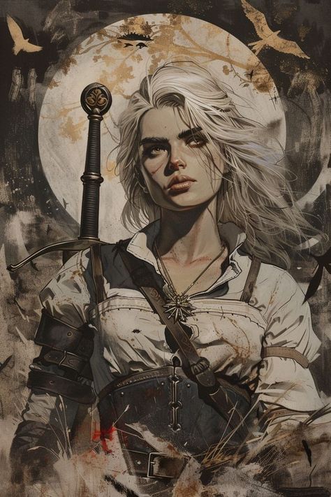 Witcher Ciri Art, Ciri Witcher Aesthetic, Ciri Witcher Art, Ciri Witcher Fanart, The Witcher 3 Wallpapers, Ciri Fanart, Cirilla Witcher, The Witcher Wallpapers, The Witcher Ciri