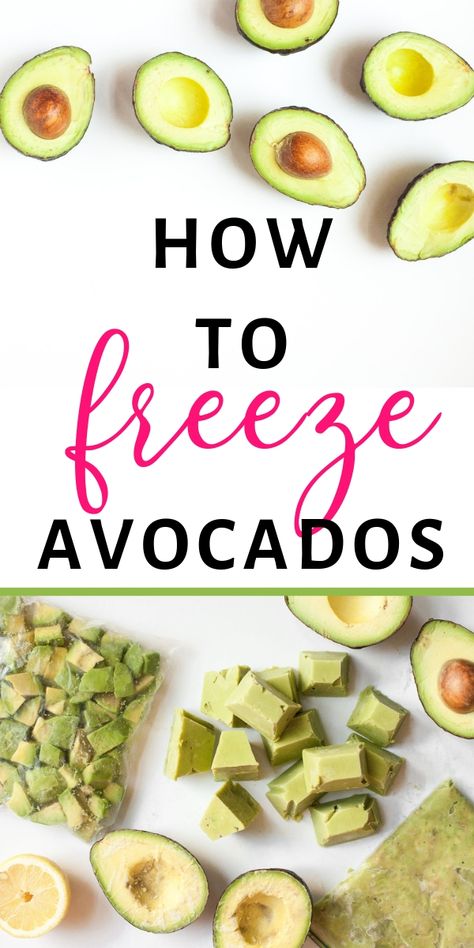 Did you know that freezing avocados seriously works? Here are 4 Ways to Freeze Avocados so you can save loads of money when they're on sale! Freezing Avocados -- 4 Ways to Do It! #avocado #freezerfood Freezing Avocados, Can You Freeze Avocado, Freeze Avocado, Loads Of Money, Freezing Fruit, Freezing Vegetables, Sprouts With Bacon, Frozen Veggies, Food Saver