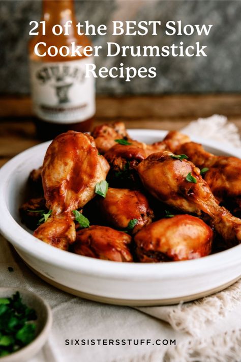 100 of the Best Restaurant Copycat Recipes (The BEST Recipes) Slow Cooker Drumstick Recipes, Crockpot Chicken Leg Recipes, Carrots Slow Cooker, Restaurant Copycat Recipes, Restaurant Recipes Famous, Recipes Copycat, Slow Cooker Asian, Recipes With Chicken And Peppers, Slow Cooker Bbq Chicken