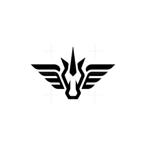 Pegasus logo with wings and a unique design that will make your brand stand out from the Pegasus Logo, Hotel Logo Design, Logo Portfolio, Best Logo Maker, Hotel Logo, Gaming Logo, Portfolio Logo, Design Your Own Logo, Own Logo