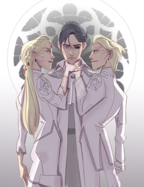 Holland and The Dane Twins by ECALA A Darker Shade Of Magic Dane Twins, A Darker Shade Of Magic Holland, A Darker Shade Of Magic Fanart, A Gathering Of Shadows, Shades Of Magic, Darker Shade Of Magic, More Fanart, A Darker Shade Of Magic, Book Tv