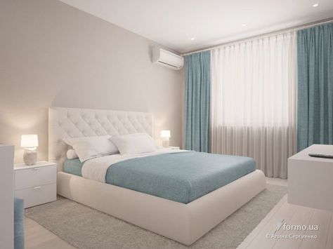 Simple Bedroom Design Ideas, Reka Bentuk Bilik Tidur, Simple Bedroom Design, Bedroom Curtain, Luxury Bedroom Design, Bedroom Design Ideas, Curtain Ideas, Bedroom Decor Design, Bedroom Bed Design