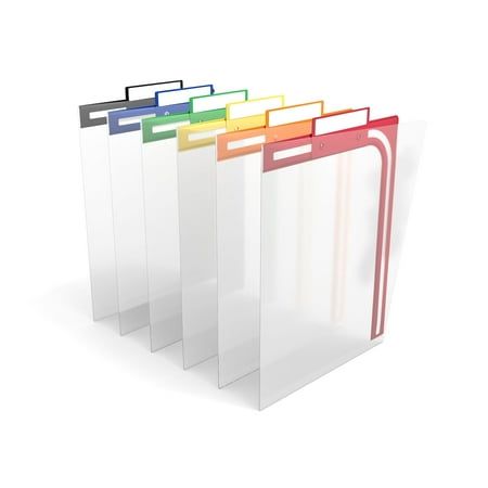 Store and organize business records with this 6-pack of Staples letter-size assorted poly file folders. Keep important paperwork from damage with these assorted poly file folders. The letter-size dimensions accommodate everyday office documents, while the sturdy plastic construction resists spills and tears to protect the contents. These durable Staples letter-size assorted poly file folders feature a top closure design to prevent pages from slipping out, and the 1/3-cut tabs make it easy to lab Organize Business, Hanging File Organizer, Office Documents, Office Organization Business, Office Organization Files, File Folder Organization, Family Tree Genealogy, Hanging File Folders, Hanging Files