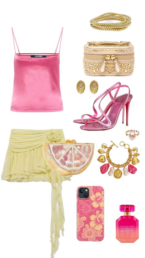 Passion fruit 🍉 ✨🌴 Fruits Summer, Ibiza Outfits, Tropical Fruits, Fashion Fits, Passion Fruit, Girly Outfits, Lookbook Outfits, Polyvore Outfits, Travel Outfit