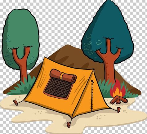 Tent Illustration, Tent Logo, Camping Cartoon, Camping Illustration, Illustration Night, 2 Aesthetic, Tents Camping, Tenda Camping, Camping With A Baby