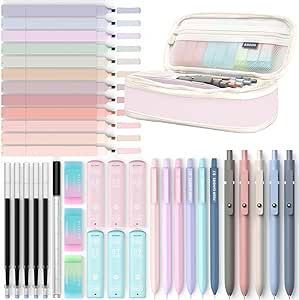 💖💕 Stationary College, Pastel Highlighters, Aesthetic School Supplies, Pastel Highlighter, Cute Stationary School Supplies, Aesthetic School, College Essentials, Stationery Essentials, Stationary School