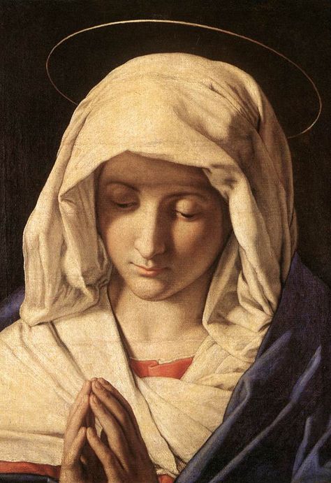 Wallpapers de Nossa Senhora - Imagens da Virgem Maria Santi Cattolici, Virgin Mary Art, Istoria Artei, Mama Mary, Divine Mother, Blessed Mother Mary, Sainte Marie, Religious Images, Biblical Art